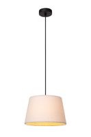 Lucide WOOLLY - Hanglamp - Ø 28 cm - 1xE27 - Beige - thumbnail