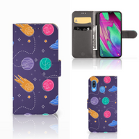 Samsung Galaxy A40 Wallet Case met Pasjes Space - thumbnail