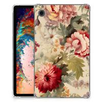 Siliconen Hoesje voor Samsung Galaxy Tab A9 Bloemen