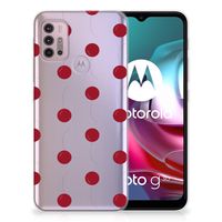 Motorola Moto G30 | G10 Siliconen Case Cherries - thumbnail