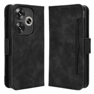 Xiaomi Redmi Turbo 3/Poco F6 Cardholder Series Portemonnee Hoesje - Zwart