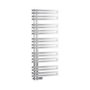 Designradiator Sapho Volga Recht 50x123.8 cm 311W Geborsteld RVS Sapho