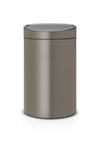 Brabantia touch bin new afvalemmer 40 liter platinum