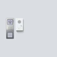 Siedle SET CAB 850-1 E/W Infoveld voor Deurintercom Kabelgebonden Zilver, Wit