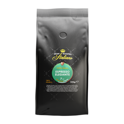Gran Maestro Italiano - koffiebonen - Espresso Elegante (250 gram) Gran Maestro Italiano - koffiebonen - Espresso Elegante (250 gram)