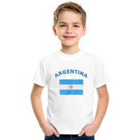 Wit kinder t-shirt Argentinie