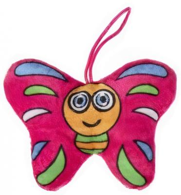 LG Imports knuffelvlinder meisjes 13 cm pluche fuchsia LG Imports knuffelvlinder meisjes 13 cm pluche fuchsia
