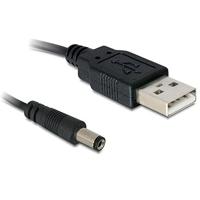 delock kabel usb power > dc 5,5 x 2,1 mm stekker 1,0 m