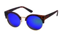 Kost zonnebril dames panto blauw/bruin (PZ20 044)