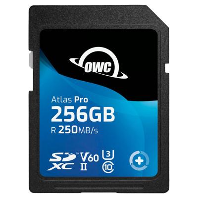 OWC 256GB Atlas Pro SDXC UHS-II V60 geheugenkaart