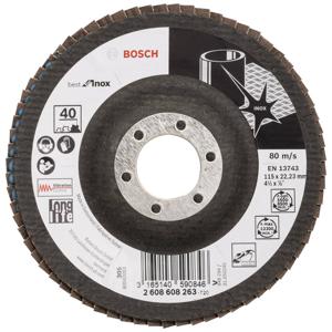 Bosch Accessories 2608608263 X581 Lamellenschijf Diameter 115 mm Boordiameter 22.33 mm RVS 1 stuk(s)