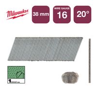 Milwaukee Accessoires Nagels 16G/20°/38mm/G/SC1 | 2.000 stuks - 4932492583 - thumbnail