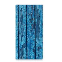 Samsung Galaxy S24 Ultra Book Wallet Case Wood Blue