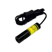 Lijnlaser, rood, 635 nm, 40 °, 5 V DC, Ø14x55 mm, Laser Class 2, Focus fixed (1000mm), Kabellengte 500 mm - 70125948