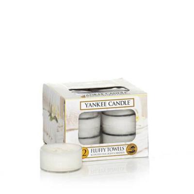 Yankee Candle Fluffy Towels waxinelichtjes 12 stuks