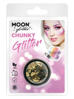 Moon Glitter Parelmoer Grof Goud