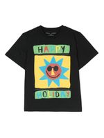 Stella McCartney Kids t-shirt en coton à imprimé graphique - Noir