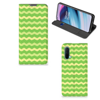 OnePlus Nord CE 5G Hoesje met Magneet Waves Green - thumbnail