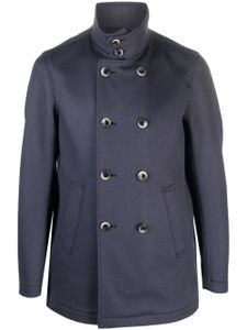 Herno manteau à boutonnière croisée - Bleu