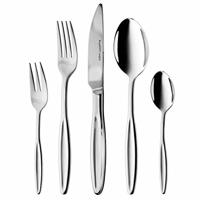 BergHOFF Folio Spiegelafwerking Bestekset dient 6 Personen, roestvrij staal, zilver, 47,5 x 33,7 x 5,3 cm