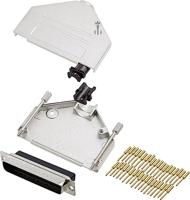 Encitech DTZK37-DBCP-K 6355-0050-04 D-SUB Stiftleisten-Set 180° Polzahl: 37 Crimpen 1 pc(s)