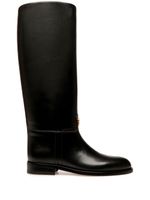 Bally bottes Hollie en cuir - Noir