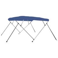 vidaXL Biminitop 4-boogs 243x180x137 cm blauw