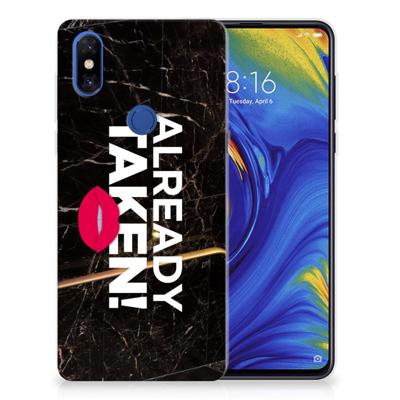 Xiaomi Mi Mix 3 Siliconen hoesje met naam Already Taken Black