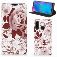 Bookcase Huawei P30 Lite New Edition Watercolor Flowers