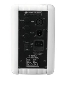 Omnitronic C-50A Actieve studio monitor 13 cm 5 inch 50 W 1 paar