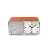 Geneva Tweedekans: Time Wekker/bluetooth speaker - Cognac