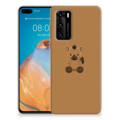 Huawei P40 Telefoonhoesje met Naam Baby Hyena Huawei P40 Telefoonhoesje met Naam Baby Hyena