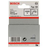 Bosch Accessories Niet met fijn draad type 59, 10,6 x 0,72 x 14 mm, 1000 stuks 1000 stuk(s) 2609200243 Afm. (l x b) 14 mm x 10.6 mm - thumbnail