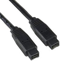 StarTech.com 1394b 9 Pin naar 9 Pin Firewire 800 kabel M/M - firewire kabels (zwart)