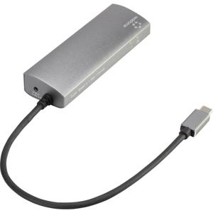 Renkforce Netwerkadapter/Hub 1 GBit/s USB-C 5Gbps, LAN (10/100/1000 MBit/s), USB 3.2 Gen 1 (USB 3.0)