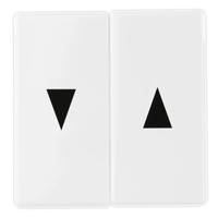 REV 0236450106 Quadro, rolluikschakelaar/jaloezieschakelaar, afdekking, wit