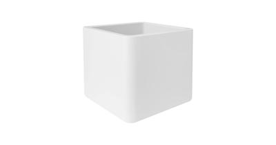 elho pure soft brick wheels 50 Binnen/buiten Plantenpot Vrijstaand Lineaire lagedichtheidpolyetheen (LLDPE) Wit