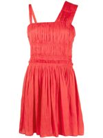 Zadig&Voltaire Roselie satin pleated dress - Rouge