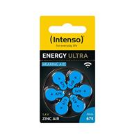 Intenso Energy Ultra gehoorapparaten batterij PR 44-675 6 stuks blister