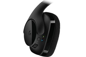 Logitech Gaming G533 Over Ear headset Gamen 7.1 Surround Zwart Ruisonderdrukking (microfoon), Noise Cancelling Volumeregeling, Microfoon uitschakelbaar (mute)