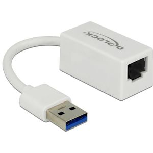 SuperSpeed USB-A (USB 3.1 Gen 1) male > Gigabit LAN 10/100/1000 Mbps compact Adapter