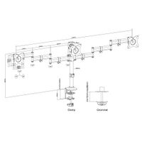 Neomounts by Newstar Select monitor bureausteun - thumbnail