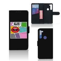 Motorola G8 Power Wallet Case met Pasjes Popart Princess