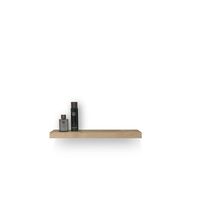 Looox Wooden Wall Shelf Free 60cm, eiken old grey - thumbnail