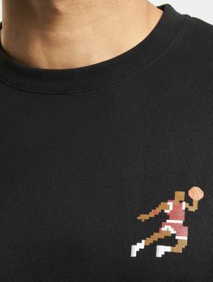 Mister Tee / t-shirt Small Basketball Player in zwart Mister Tee / t-shirt Small Basketball Player in zwart
