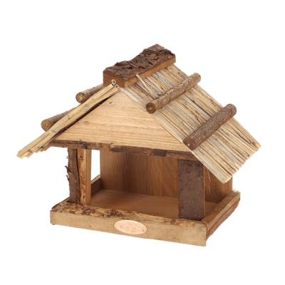 Muurvoedertafel rieten dak / Esschert Design Muurvoedertafel rieten dak / Esschert Design