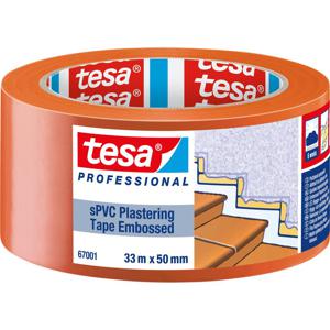 tesa SPVC EMBOSSED 67001-00003-00 Gipstape tesa Professional Oranje (l x b) 33 m x 50 mm 1 stuk(s)