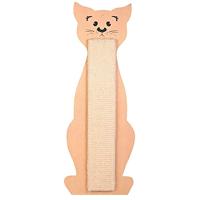 Trixie 43161 Krabplank, kattencontour, 21 × 58 cm, natuur/beige