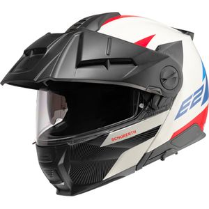 SCHUBERTH E2 Defender, Systeemhelm, Wit Blauw