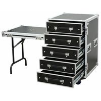 Power Dynamics PD-FA6 5 Laden flightcase met tafel